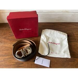 Salvatore Ferragamo Belt Suede HAS BEEN CUT